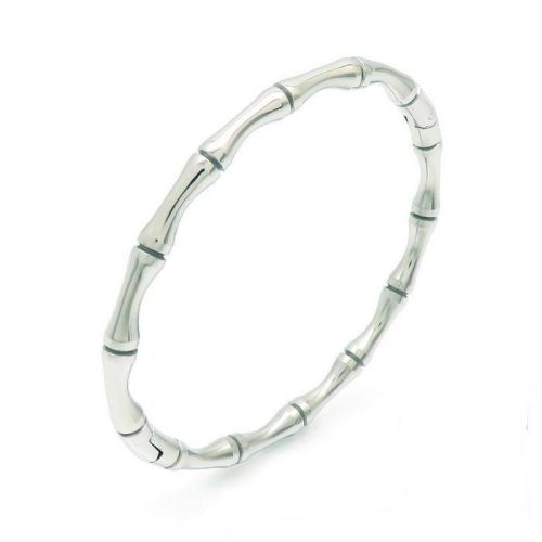 Titanium Steel Geometric Bangle