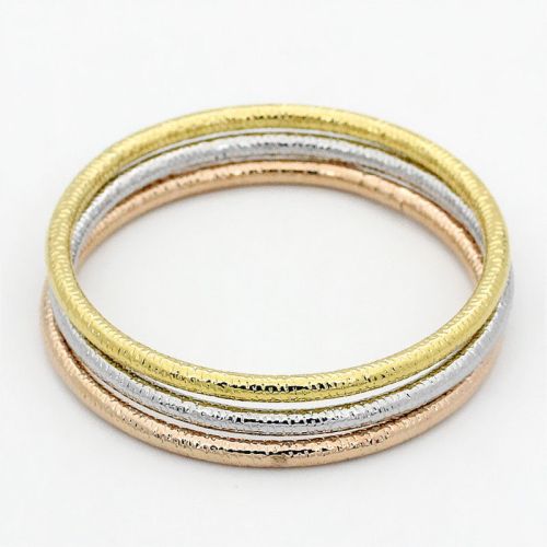 Titanium Steel Texture Bangle