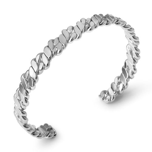 Titanium Steel Braided Bangle