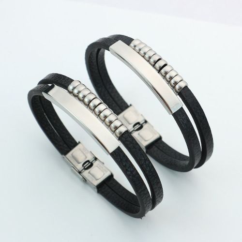 Silver 316L Steel Bracelet