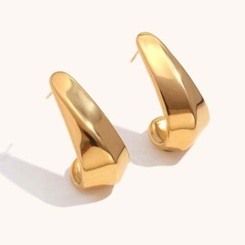 S.Steel Hoop Earrings