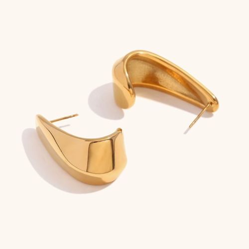 S.Steel Hoop Earrings