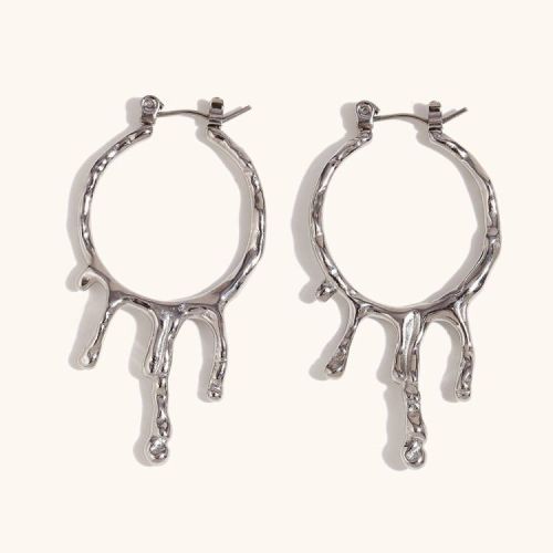 316L Steel Hoop Earrings