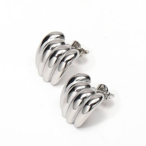 Titanium Steel Smooth Earrings