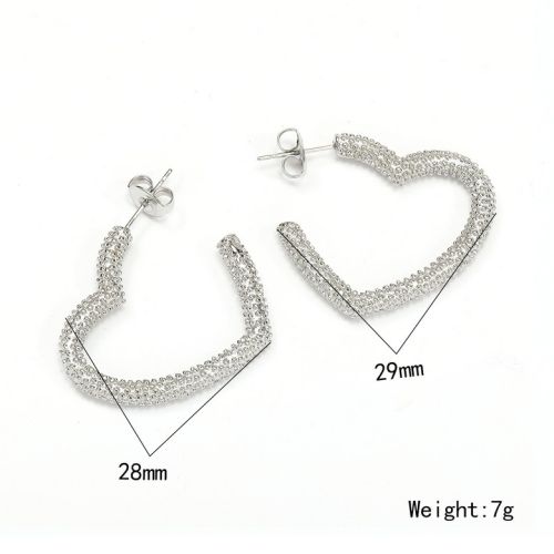 Steel Titanium Steel Hoop Earrings