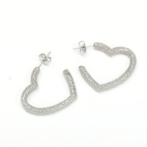 Steel Titanium Steel Hoop Earrings