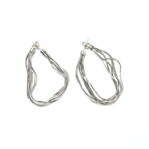 Titanium Steel Hoop Earrings