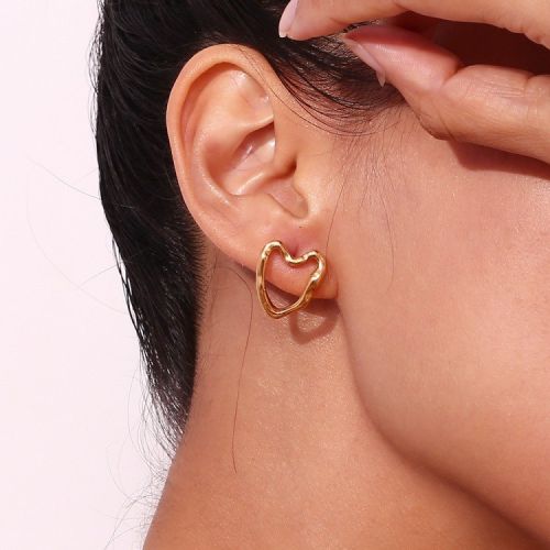 Gold 316L Steel Earrings