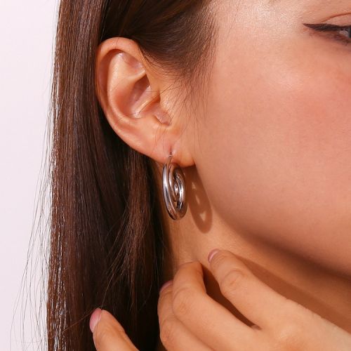 316L Steel Geometric Earrings