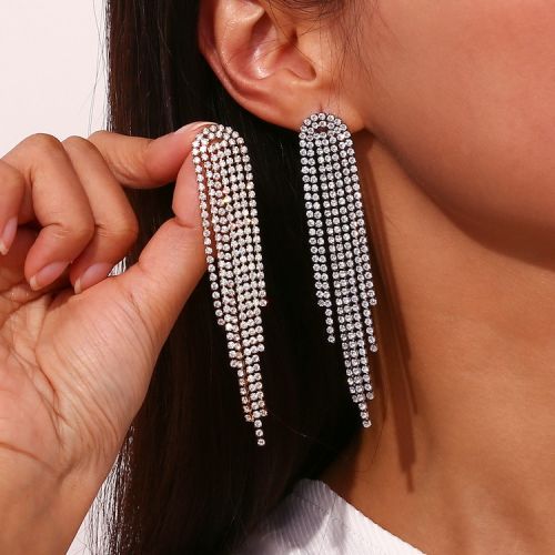 316L Steel Zircon Earrings