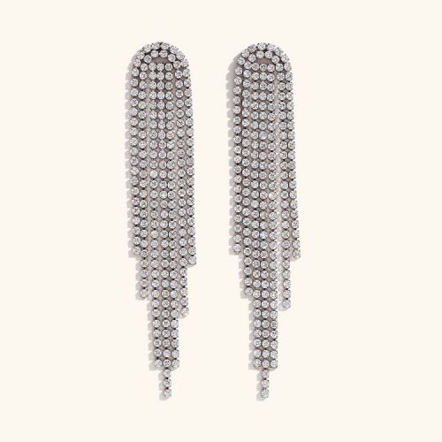 316L Steel Zircon Earrings