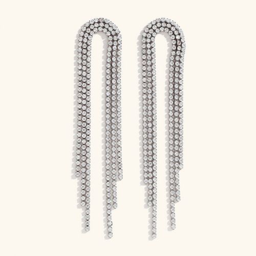 316L Steel Zircon Earrings