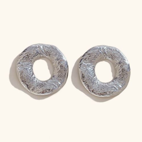 316L Steel Texture Earrings