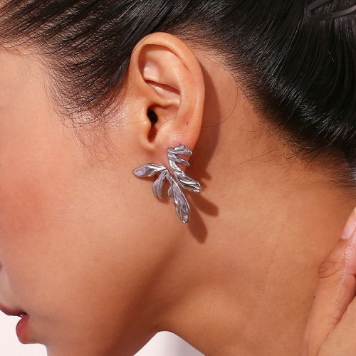 316L Steel Texture Earrings