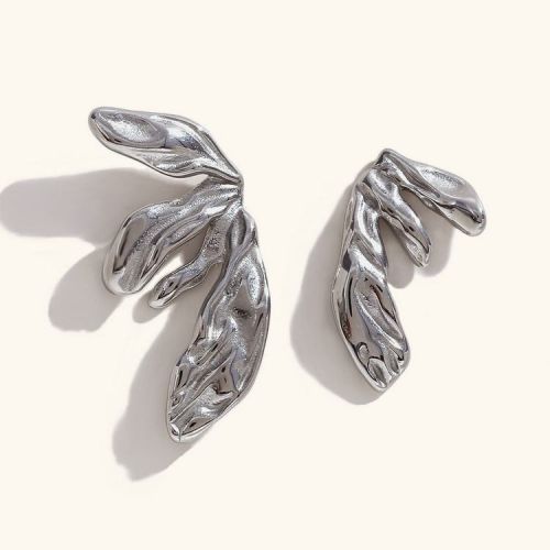 316L Steel Texture Earrings