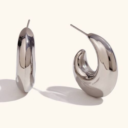 316L Steel Hoop Earrings