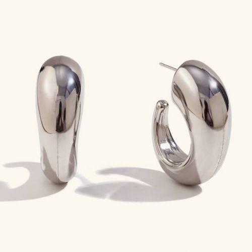 316L Steel Hoop Earrings