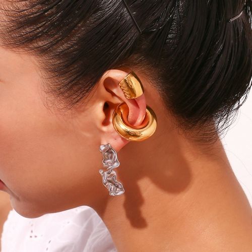 316L Steel Texture Earrings