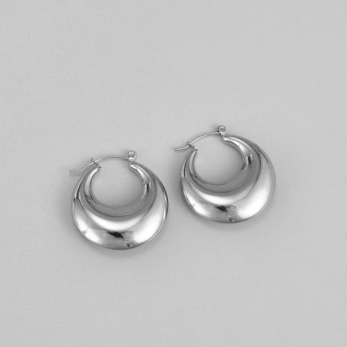 Titanium Steel Hoop Earrings