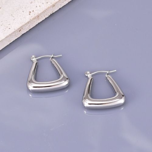 Titanium Steel Hoop Earrings