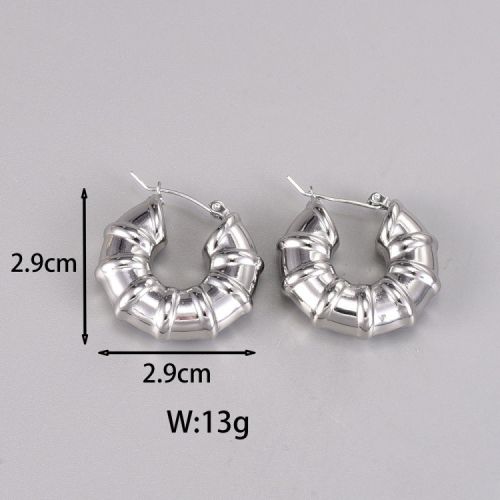 Titanium Steel Hoop Earrings