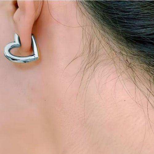 Titanium Steel Hoop Earrings