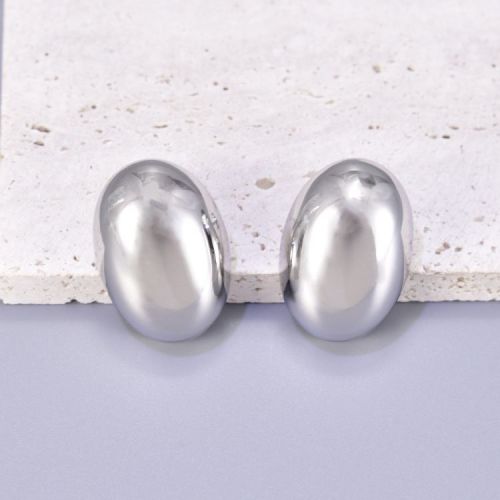 Titanium Steel Smooth Earrings