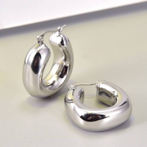 Titanium Steel Hoop Earrings