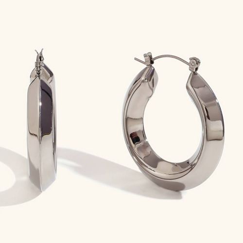 316L Steel Hoop Earrings