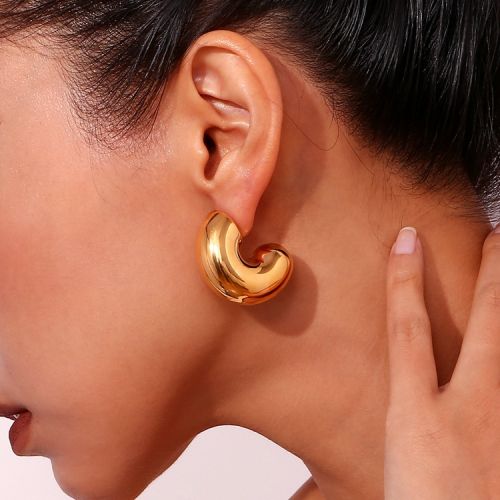 316L Steel Smooth Earrings