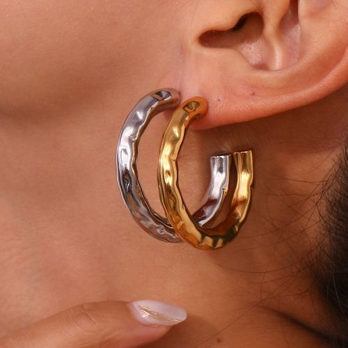 316L Steel Hoop Earrings