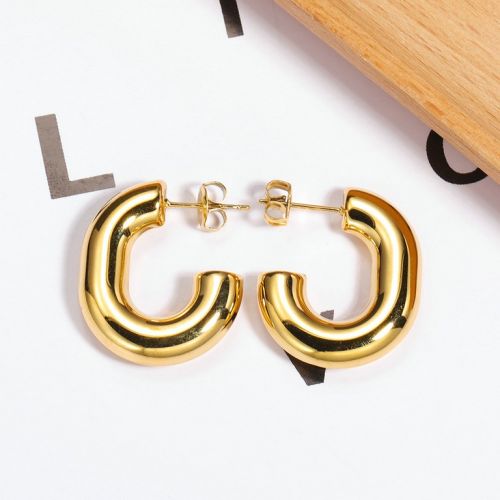 Gold S.Steel Earrings