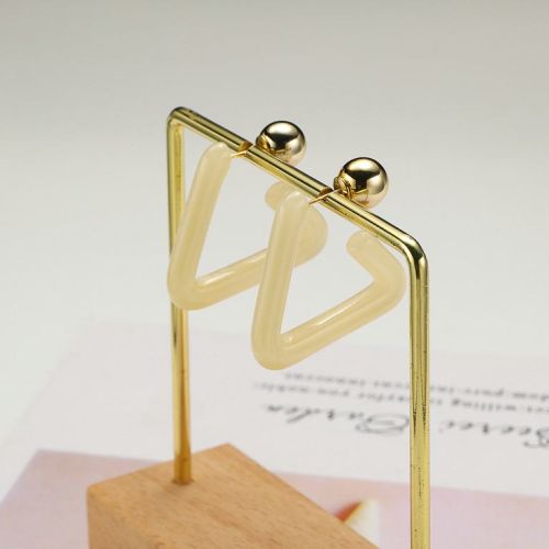 Gold S.Steel Earrings