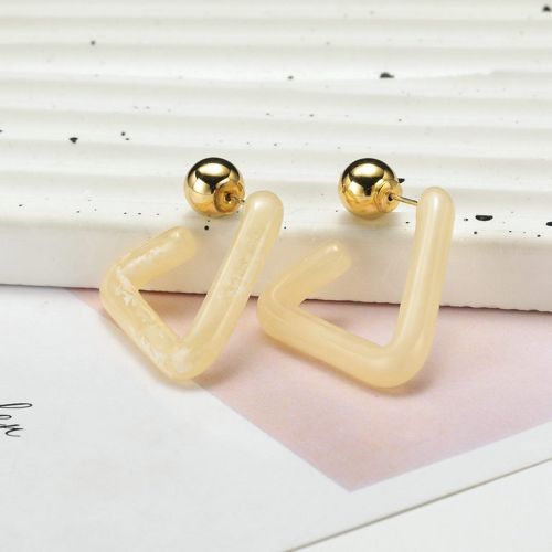 Gold S.Steel Earrings