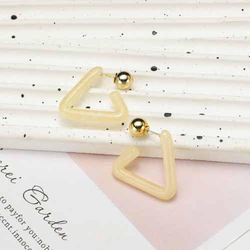 Gold S.Steel Earrings