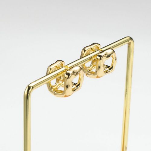 Gold S.Steel Earrings