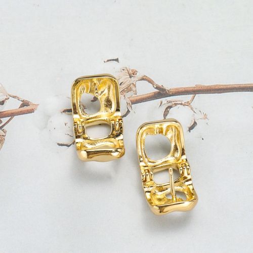 Gold S.Steel Earrings