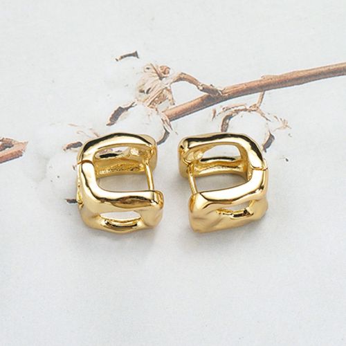 Gold S.Steel Earrings