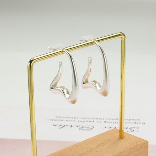 Gold Titanium Steel Earrings