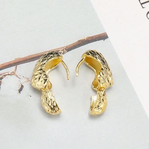 Gold Titanium Steel Earrings