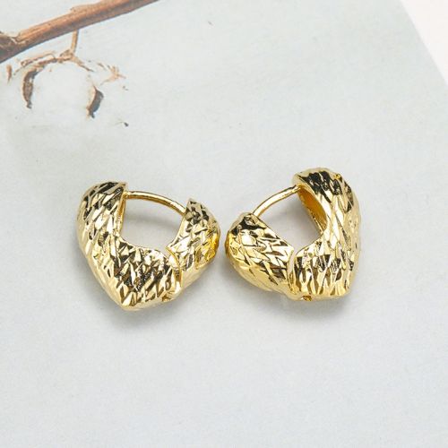 Gold Titanium Steel Earrings