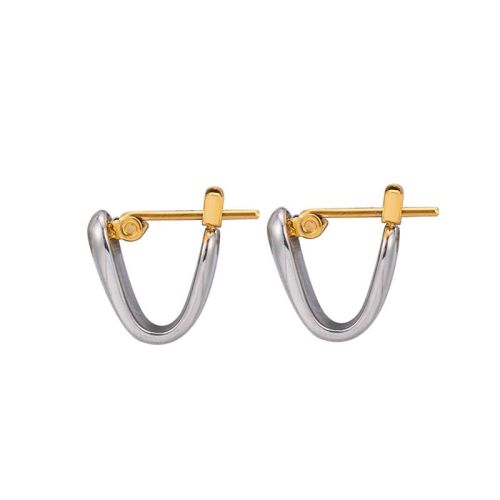 Gold S.Steel and Steel S.Steel Earrings