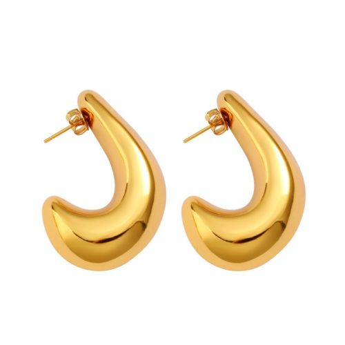 Gold S.Steel Earrings