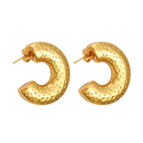 Gold S.Steel Earrings