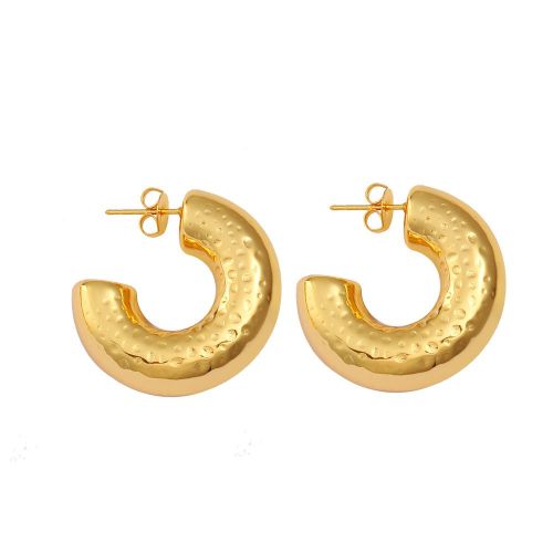 Gold S.Steel Earrings