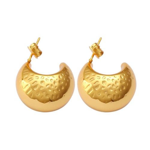 Gold S.Steel Earrings