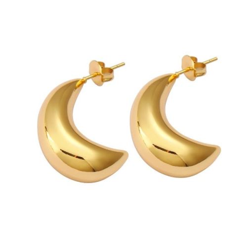 Gold S.Steel Earrings