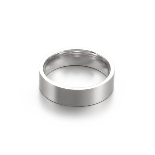 Titanium Steel Smooth Ring