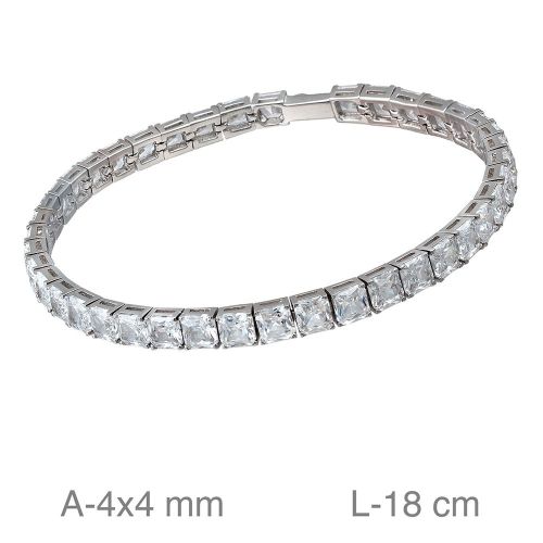 Princess Cut Bracelet